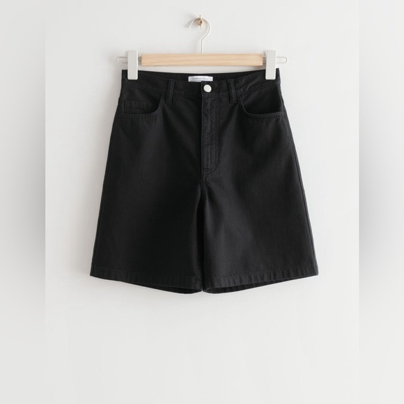 & Other Stories Forever denim shorts size 10 - Picture 7 of 7